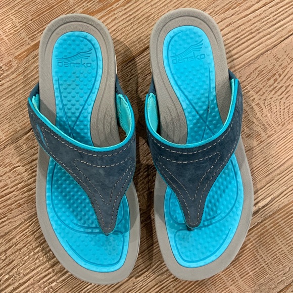 dansko katy flip flop size 39